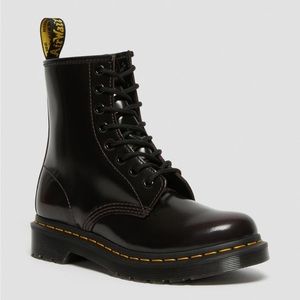 Doc Marten 1460 Cherry Red Leather Lace Up Arcadia Boots